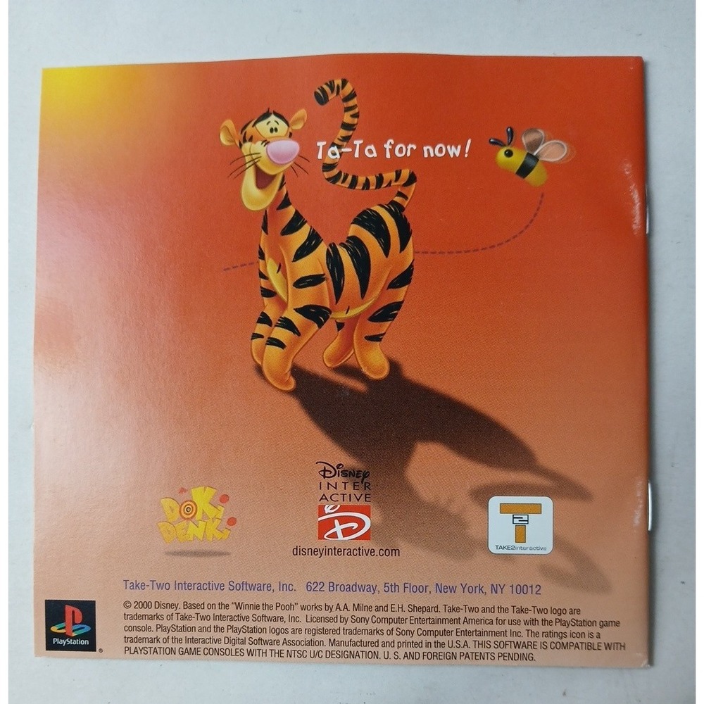 Tiggers Honey Hunt Sony PlayStation 1 2000 PS1 Complete CIB Reg Card - Picture 13 of 15